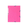 Exacompta Gumis mappa karton Exacompta prespán A/4 rózsaszín