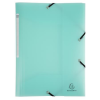 Exacompta Gumis mappa, PP, A4, EXACOMPTA Chromaline Pastel, zöld (EX55173E)
