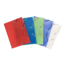 Exacompta Gumis mappa PP Exacompta Chromaline 12x16cm, vegyes színek (25db/display) mappa