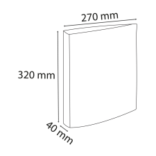 Exacompta Iratrendező, lekerekített, 10 színben, 40mm gyűrűskönyv