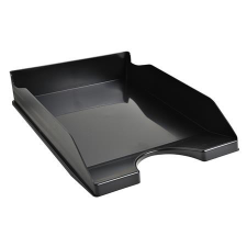 Exacompta Irattálca, műanyag, A4, EXACOMPTA &quot;EcoBlack&quot;, fekete irattálca