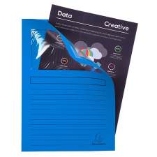 Exacompta Pólyás iratgyűjtő Exacompta A/4 120g kék ablakos mappa