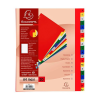 Exacompta Regiszter PP Exacompta A/4 Maxi A-Z 20 részes színes