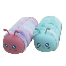 Exacompta Tolltartó, cipzáras, szőrme-szilikon, EXACOMPTA "Caterpillar", vegyes színek tolltartó