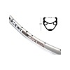 Exal XR1 országúti felni, 622x18,5/13,5 mm), 36H, felnifékes, szegecselés nélkül, ezüst színű, 494g