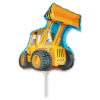  Excavator, Markológép fólia lufi 36 cm (WP)