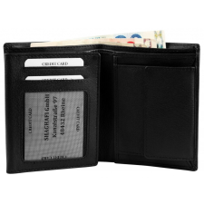  Excellanc valódi bőr uniszex pénztárca (12x9 cm), RIFD védelemmel pénztárca