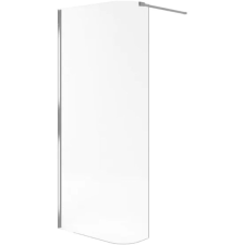 Excellent Vidoq zuhanykabin fal walk-in 83 cm króm fényes/átlátszó üveg KAEX.1507.830.LP.CR kád, zuhanykabin