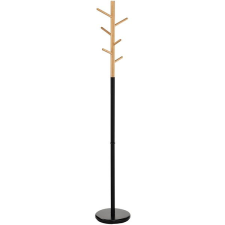 EXCELLIANCE álló fogas, fém rúd, fekete, 173cm bútor