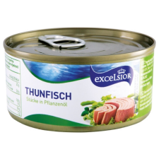  Excelsior apritott tonhal növényi olajban 185g konzerv