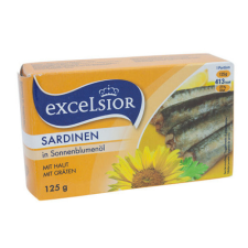 Excelsior szardínia növényi olajban 125 g konzerv