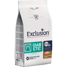 Exclusion Diabetic Pork & Sorghum Medium & Large Breed 2 kg kutyaeledel