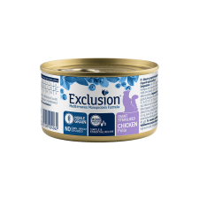Exclusion Giant Sterilized Chicken Canned 85g macskaeledel