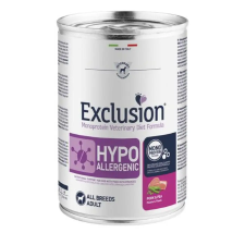 Exclusion Hypoallergenic konzerv Pork & Pea 6x400g kutyaeledel