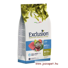 Exclusion MEDITERRANEO NOBLE GRAIN ADULT TUNA SMALL BREED 2kg kutyaeledel