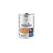 Exclusion Metabolic + Mobility Pork & Fibres Canned 400g kutyaeledel