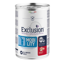  Exclusion Monoprotein Vet Diet Mobility All Breeds kutyakonzerv - sertés, rizs 400 g kutyaeledel