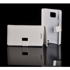 Exclusive Line Oldalra nyíló flip tok, Sony Xperia Z C6603, fehér tok és táska