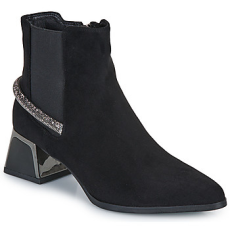 Exé Shoes Bokacsizmák P1811-T941-FABRIC-BLACK Fekete 39