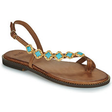 Exé Shoes Szandálok / Saruk 530-MILOS-LEATHER-BROWN-TURQUOISE Barna 38