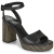 Exé Shoes Szandálok / Saruk 691-ANCONA-LEATHER-BLACK Fekete 37