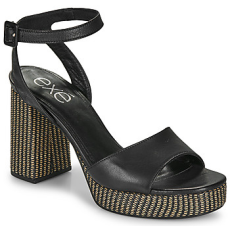 Exé Shoes Szandálok / Saruk 691-ANCONA-LEATHER-BLACK Fekete 39