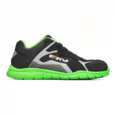 Exena Cipő XR31 Avenue S3 SRC alumínium orrvédő PU csúszásmentes black/green 45
