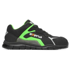 Exena Cipő XR66_ROUTE S1P SRC black/green 44 munkavédelmi cipő