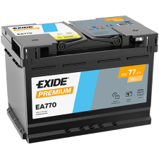 EXIDE Indító akkumulátor EXIDE EA770 autóalkatrész