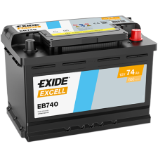 EXIDE Indító akkumulátor EXIDE EB740 autóalkatrész