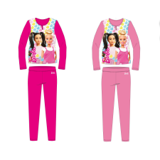 Exity kft Barbie jersey pamut pizsama - pink - 110 gyerek hálóing, pizsama