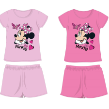 Exity kft Disney Minnie egér pamut nyári együttes - póló-rövidnadrág szett - világosrózsaszín - 128 gyerek ruha szett