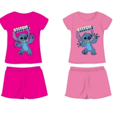 Exity kft Disney Stitch pamut nyári együttes - póló-rövidnadrág szett - rózsaszín - 98 gyerek ruha szett