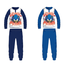 Exity kft Sonic jersey pamut pizsama - sötétkék - 104