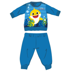 ExityKft. Baby Shark téli vastag baba pizsama - pamut flanel pizsama - világoskék - 86