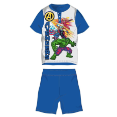 ExityKft. Bosszúállók nyári rövid ujjú gyerek pizsama - pamut jersey pizsama - középkék - 98