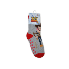 ExityKft. Csúszásgátlós gyerek bokazokni - Toy Story - teliplüss - szürke - 27-30