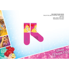 ExityKft. Disney Hercegnők csúszásgátlós teliplüss bokazokni gyerekeknek - pink - 23-26
