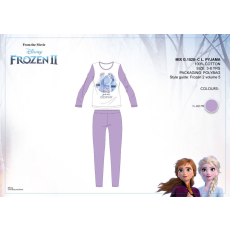 ExityKft. Disney Jégvarázs gyerek jersey pizsama - pamut pizsama - lila - 98