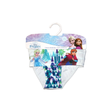 ExityKft. Disney Jégvarázs kétrészes fürdőruha kislányoknak - káró mintával - fehér - 98 gyerek fürdőruha