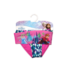 ExityKft. Disney Jégvarázs kétrészes fürdőruha kislányoknak - káró mintával - világosrózsaszín - 98