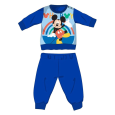 ExityKft. Disney Mickey egér baba polár pizsama - téli vastag pizsama - középkék - 80