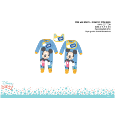 ExityKft. Disney Mickey egér baba rugdalózó előkével - világoskék - 1-3 hónapos babának rugdalózó