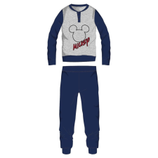 ExityKft. Disney Mickey egér férfi vékony pamut pizsama - jersey pizsama - világosszürke-sötétkék - S gyerek hálóing, pizsama