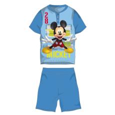 ExityKft. Disney Mickey egér nyári rövid ujjú gyerek pizsama - pamut jersey pizsama - világoskék - 110