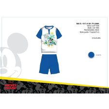 ExityKft. Disney Mickey egér nyári rövid ujjú gyerek pizsama - pamut pizsama - középkék - 98 gyerek hálóing, pizsama