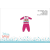 ExityKft. Disney Minnie egér baba pizsama - jersey pamut pizsama - pink - 92
