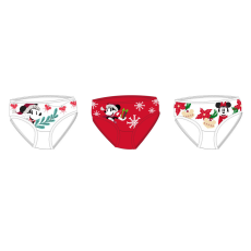 ExityKft. Disney Minnie egér karácsonyi kislány bugyi - 3 darabos pamut bugyi - 110-116