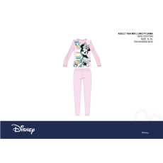 ExityKft. Disney Minnie egér női jersey pizsama - pamut pizsama - világosrózsaszín - M