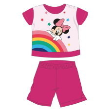ExityKft. Disney Minnie egér nyári rövid ujjú baba pizsama - pamut jersey pizsama - pink - 98